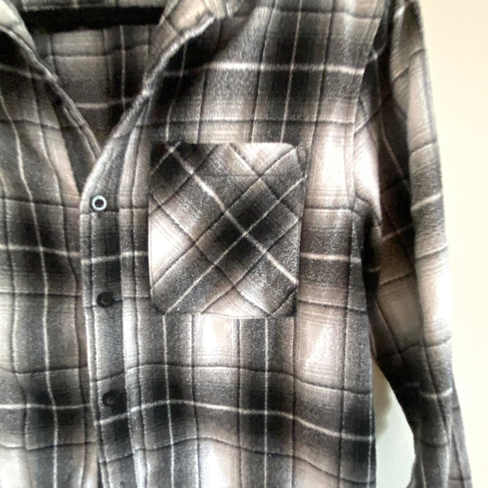 Forever 21 Plaid Flannel Shirt - Picture 3 of 8